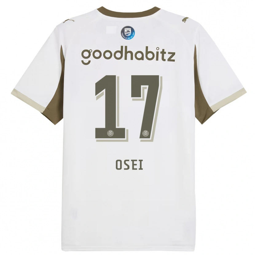 Danxen Kinder Micaiah Osei #17 Weiß Grau Ausweichtrikot Trikot 2025/26 T-Shirt Österreich