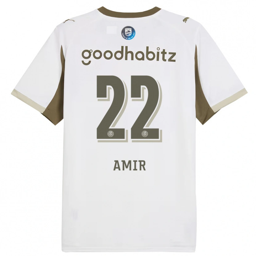 Danxen Kinder Amir Al-Anany #22 Weiß Grau Ausweichtrikot Trikot 2025/26 T-Shirt Österreich