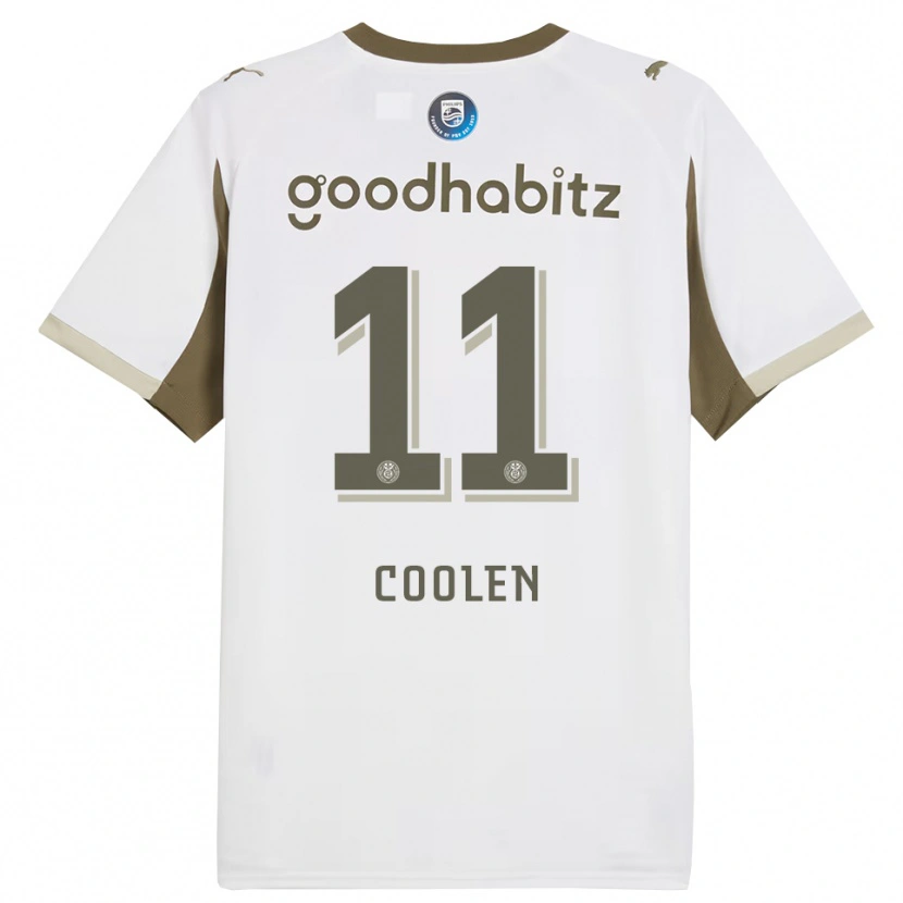Danxen Kinder Nadia Coolen #11 Weiß Grau Ausweichtrikot Trikot 2025/26 T-Shirt Österreich