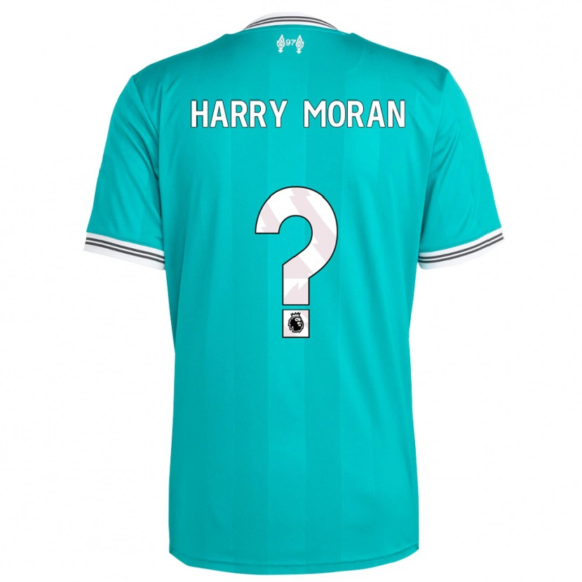 Danxen Kinder Harry Moran #0 Grün Weiß Ausweichtrikot Trikot 2025/26 T-Shirt Österreich