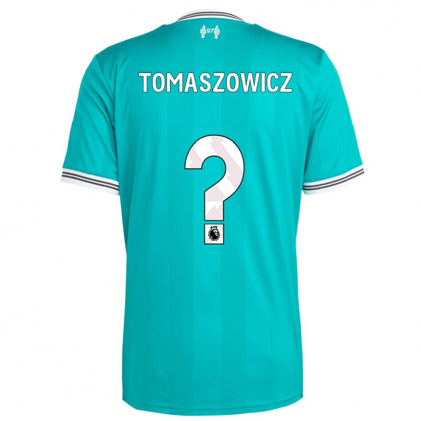 Danxen Kinder Aiden Tomaszowicz #0 Grün Weiß Ausweichtrikot Trikot 2025/26 T-Shirt Österreich
