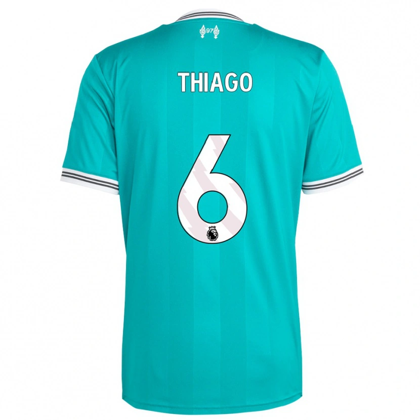 Danxen Kinder Thiago #6 Grün Weiß Ausweichtrikot Trikot 2025/26 T-Shirt Österreich