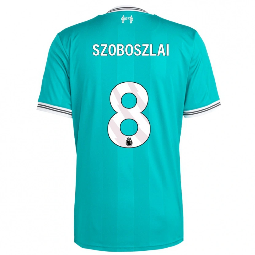 Danxen Kinder Dominik Szoboszlai #8 Grün Weiß Ausweichtrikot Trikot 2025/26 T-Shirt Österreich