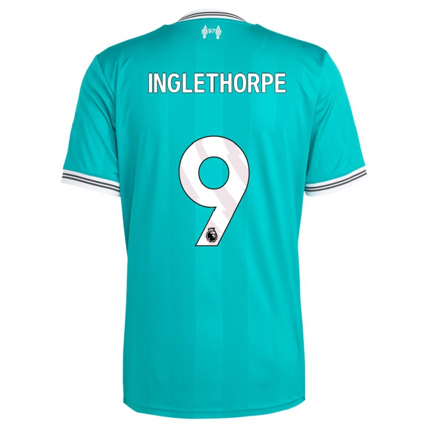 Danxen Kinder Finn Inglethorpe #9 Grün Weiß Ausweichtrikot Trikot 2025/26 T-Shirt Österreich
