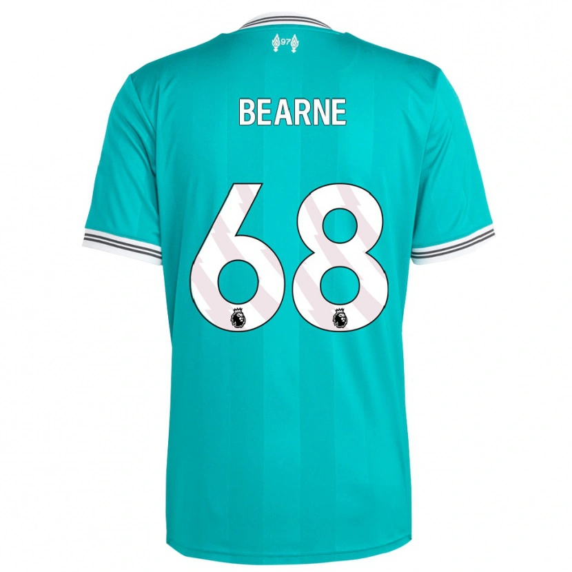 Danxen Kinder Jack Bearne #68 Grün Weiß Ausweichtrikot Trikot 2025/26 T-Shirt Österreich