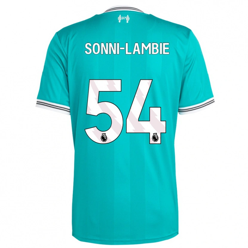 Danxen Kinder Joshua Sonni-Lambie #54 Grün Weiß Ausweichtrikot Trikot 2025/26 T-Shirt Österreich