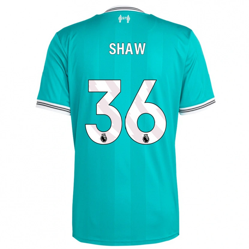Danxen Kinder Zara Shaw #36 Grün Weiß Ausweichtrikot Trikot 2025/26 T-Shirt Österreich