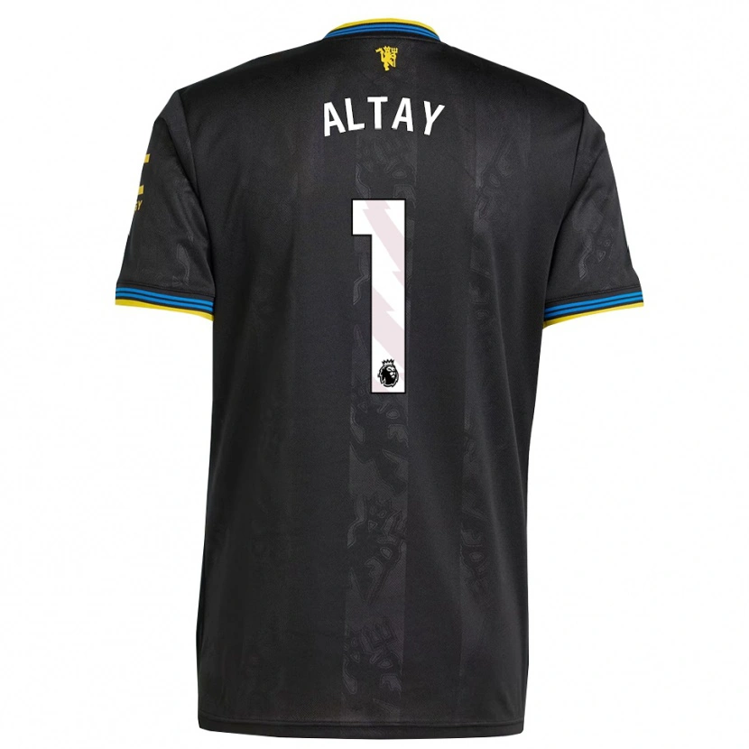 Danxen Kinder Altay Bayındır #1 Schwarz Gelb Blau Ausweichtrikot Trikot 2025/26 T-Shirt Österreich