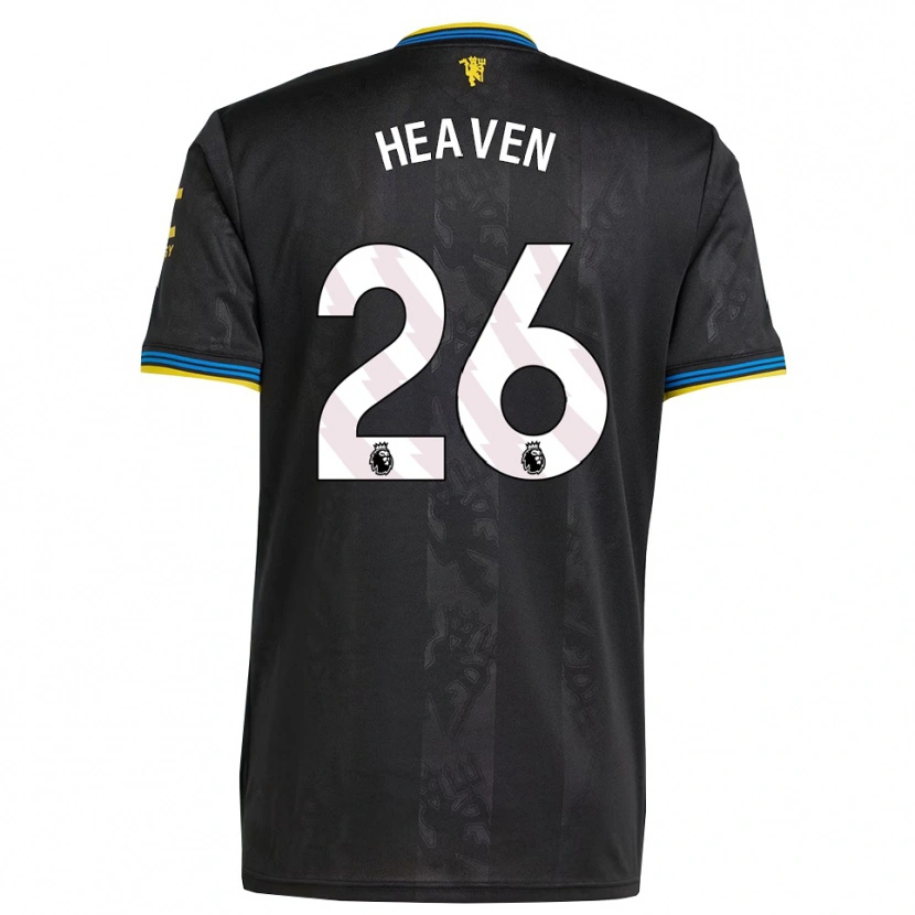 Danxen Kinder Ayden Heaven #26 Schwarz Gelb Blau Ausweichtrikot Trikot 2025/26 T-Shirt Österreich