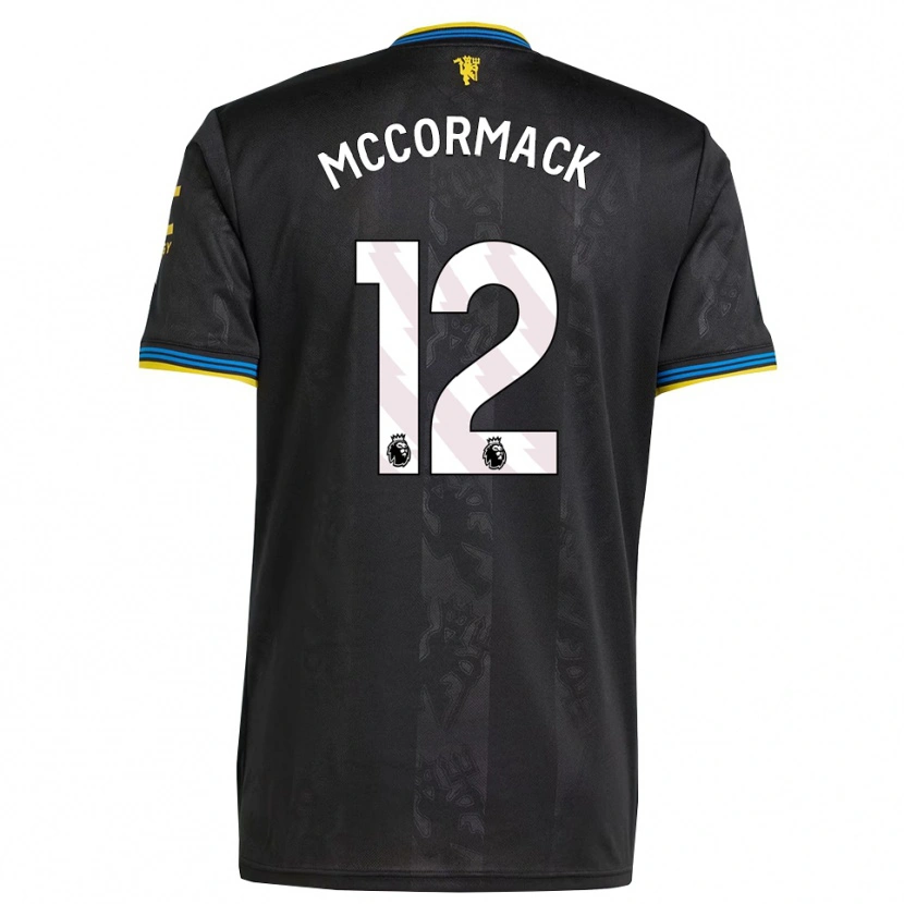 Danxen Kinder Rafe Mccormack #12 Schwarz Gelb Blau Ausweichtrikot Trikot 2025/26 T-Shirt Österreich