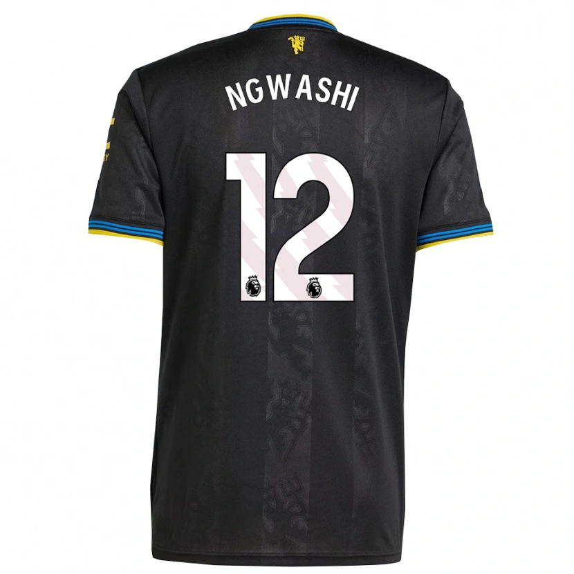 Danxen Kinder Jayden Ngwashi #12 Schwarz Gelb Blau Ausweichtrikot Trikot 2025/26 T-Shirt Österreich