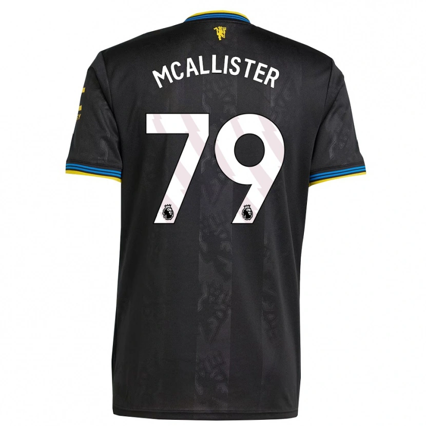 Danxen Kinder Finley Mcallister #79 Schwarz Gelb Blau Ausweichtrikot Trikot 2025/26 T-Shirt Österreich