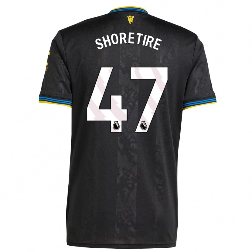 Danxen Kinder Shola Shoretire #47 Schwarz Gelb Blau Ausweichtrikot Trikot 2025/26 T-Shirt Österreich