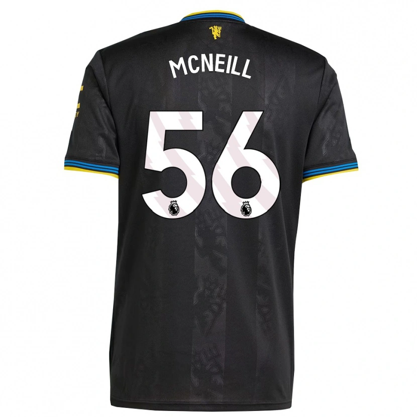 Danxen Kinder Charlie Mcneill #56 Schwarz Gelb Blau Ausweichtrikot Trikot 2025/26 T-Shirt Österreich