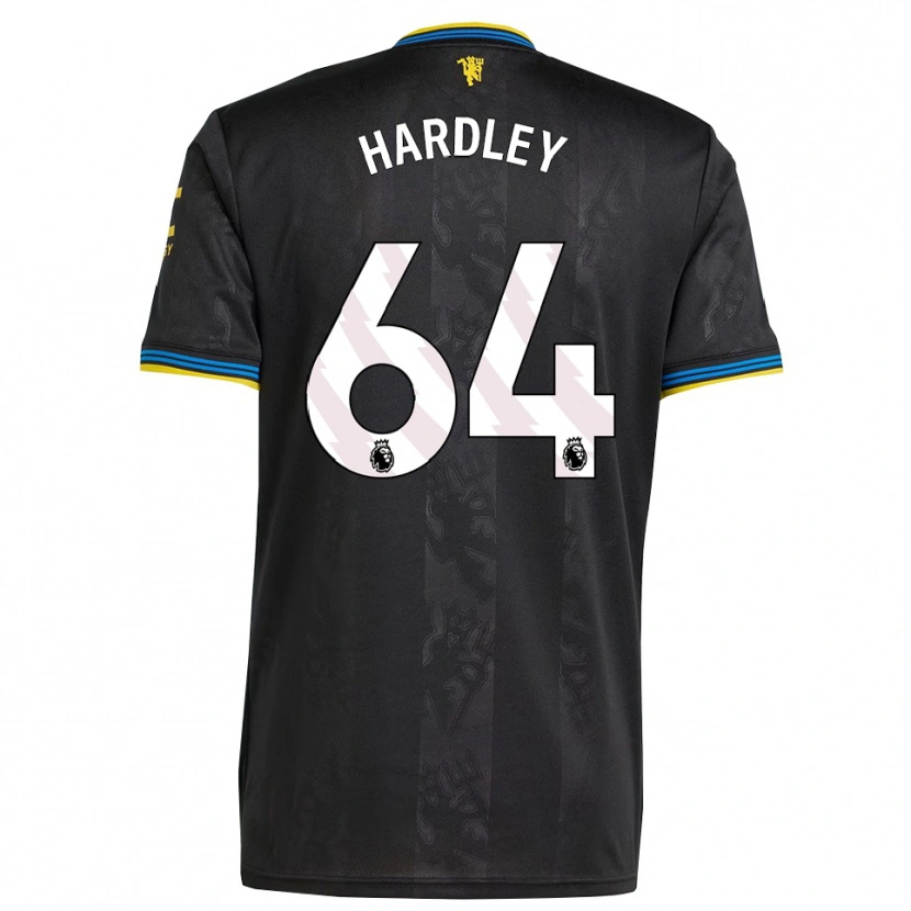 Danxen Kinder Bjorn Hardley #64 Schwarz Gelb Blau Ausweichtrikot Trikot 2025/26 T-Shirt Österreich