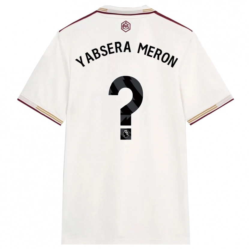 Danxen Kinder Yabsera Meron #0 Creme Weiß Burgunderrot Ausweichtrikot Trikot 2025/26 T-Shirt Österreich