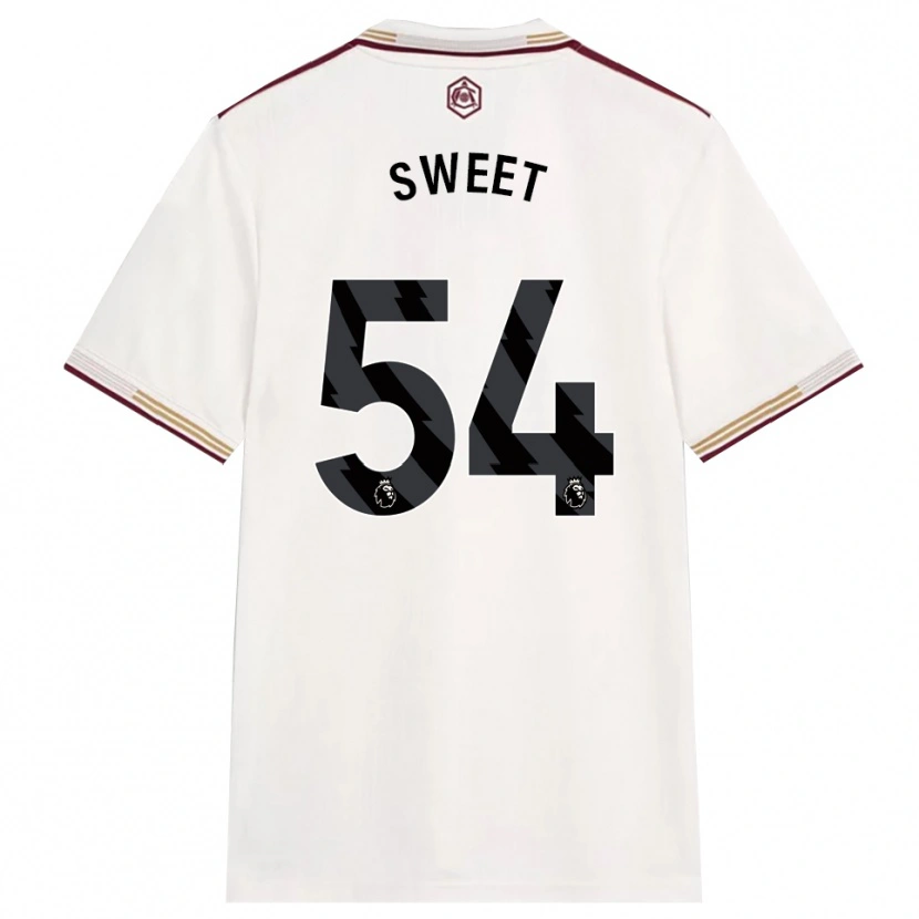 Danxen Kinder William Sweet #54 Creme Weiß Burgunderrot Ausweichtrikot Trikot 2025/26 T-Shirt Österreich
