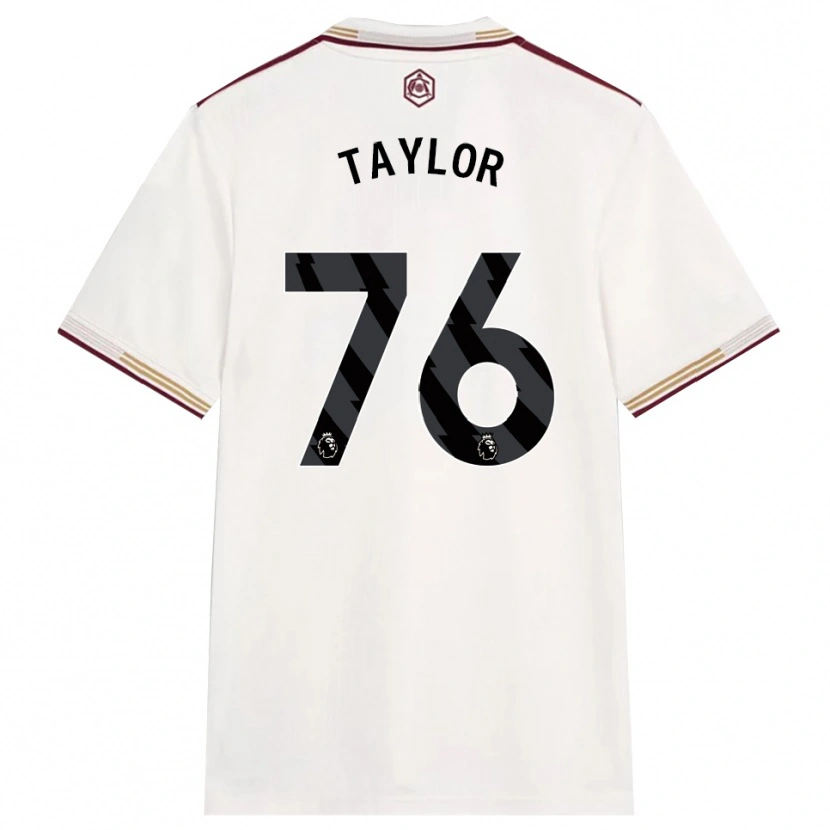 Danxen Kinder Kido Taylor Hart #76 Creme Weiß Burgunderrot Ausweichtrikot Trikot 2025/26 T-Shirt Österreich
