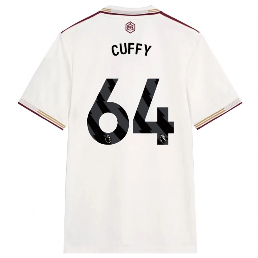 Danxen Kinder Brooke Norton Cuffy #64 Creme Weiß Burgunderrot Ausweichtrikot Trikot 2025/26 T-Shirt Österreich
