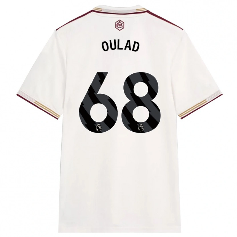 Danxen Kinder Salah-Eddine Oulad M'hand #68 Creme Weiß Burgunderrot Ausweichtrikot Trikot 2025/26 T-Shirt Österreich