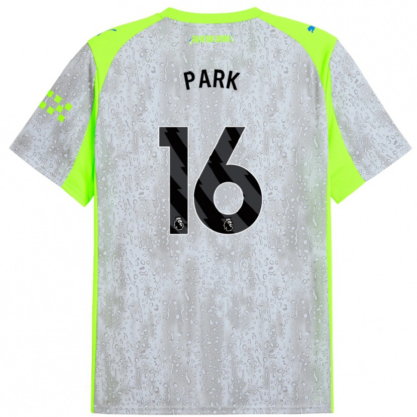 Danxen Kinder Jess Park #16 Grau Gelb Ausweichtrikot Trikot 2025/26 T-Shirt Österreich