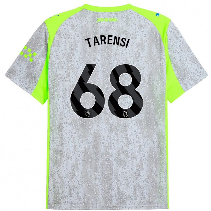 Danxen Kinder Oscar Tarensi #68 Grau Gelb Ausweichtrikot Trikot 2025/26 T-Shirt Österreich