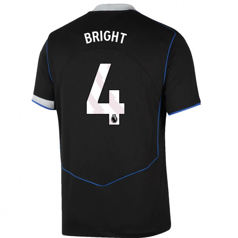Danxen Kinder Millie Bright #4 Schwarz Blau Silber Ausweichtrikot Trikot 2025/26 T-Shirt Österreich