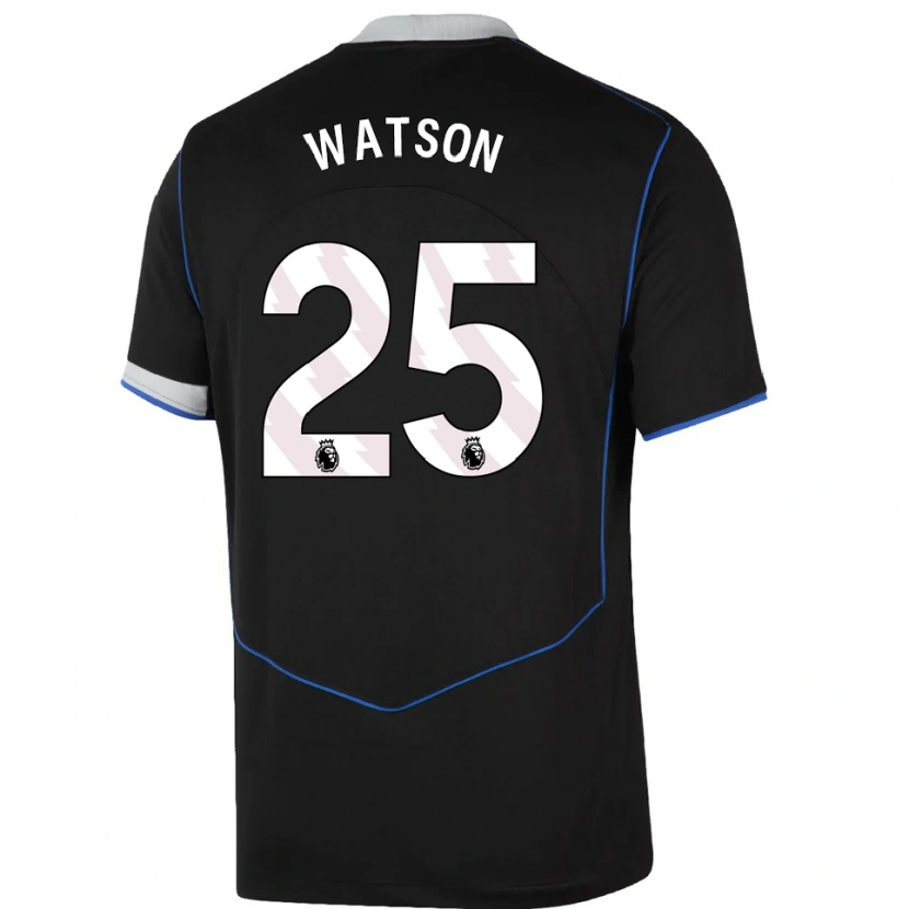 Danxen Kinder Lucy Watson #25 Schwarz Blau Silber Ausweichtrikot Trikot 2025/26 T-Shirt Österreich
