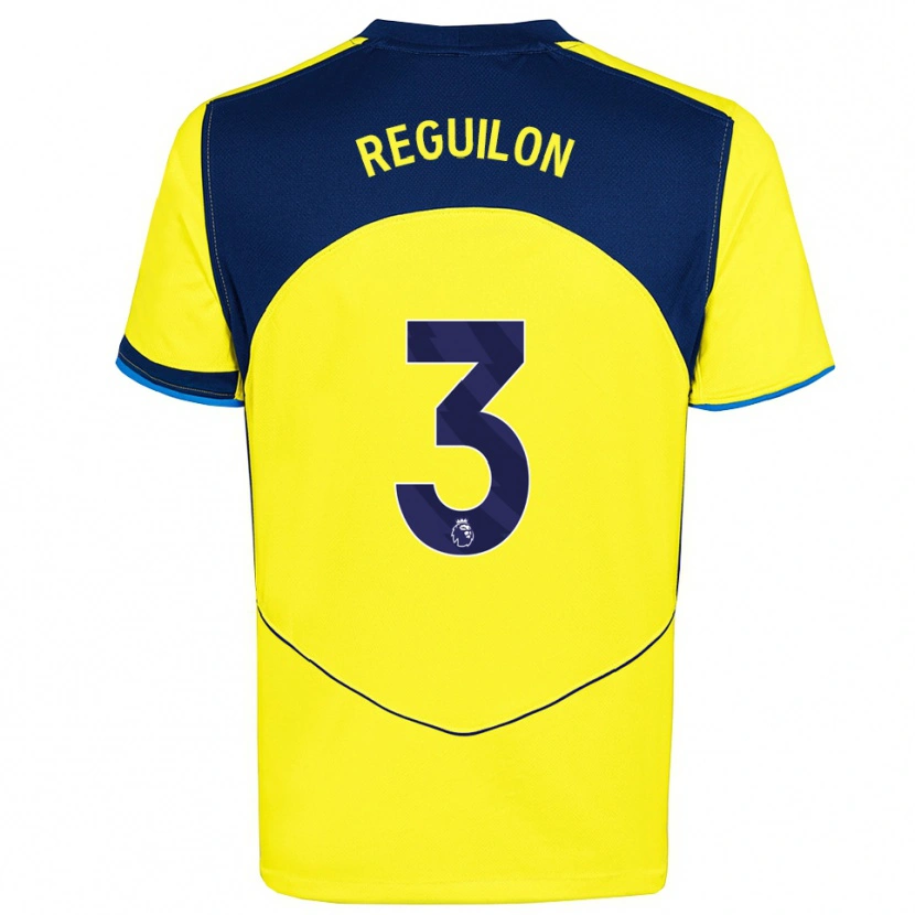 Danxen Kinder Sergio Reguilon #3 Gelb Marineblau Ausweichtrikot Trikot 2025/26 T-Shirt Österreich