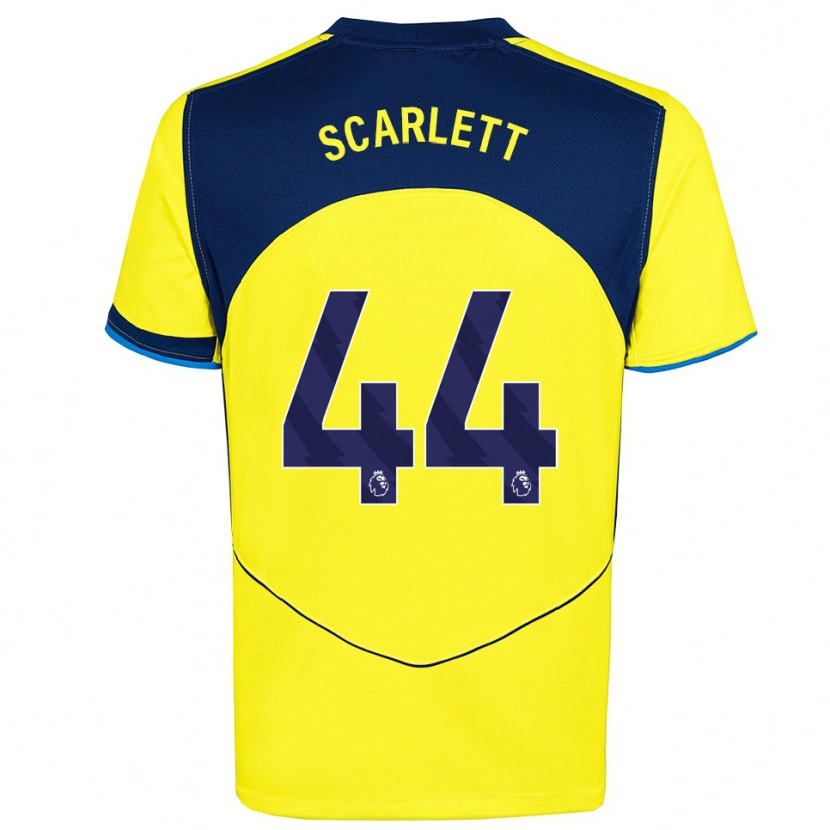 Danxen Kinder Dane Scarlett #44 Gelb Marineblau Ausweichtrikot Trikot 2025/26 T-Shirt Österreich