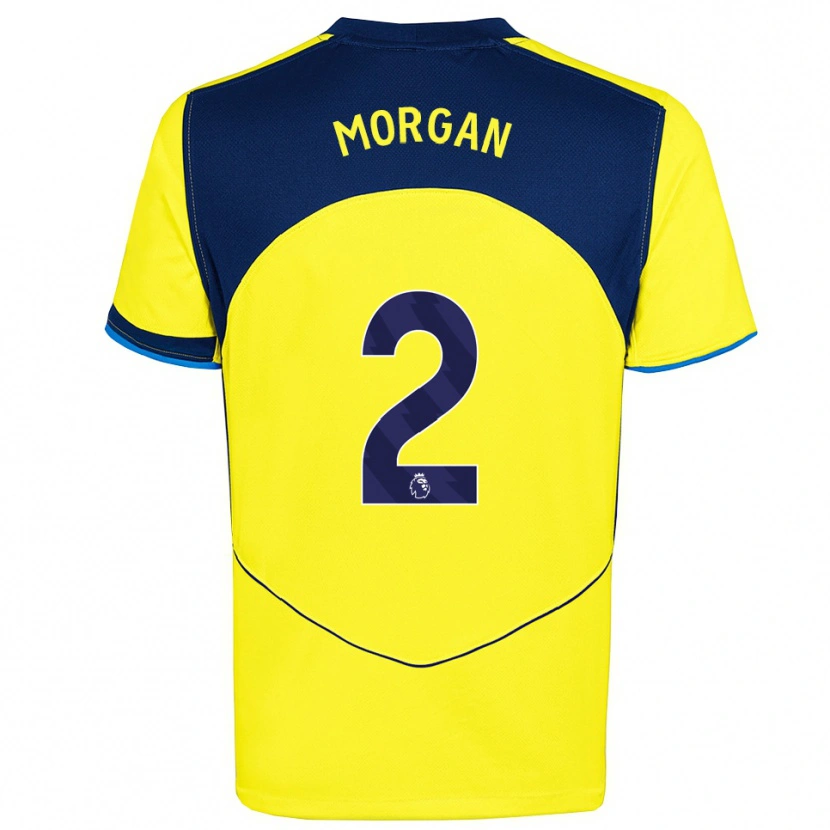 Danxen Kinder Esther Morgan #2 Gelb Marineblau Ausweichtrikot Trikot 2025/26 T-Shirt Österreich