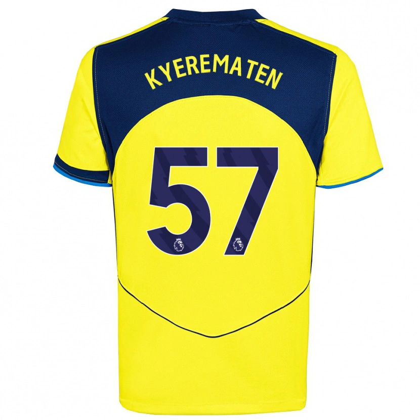 Danxen Kinder Rio Kyerematen #57 Gelb Marineblau Ausweichtrikot Trikot 2025/26 T-Shirt Österreich