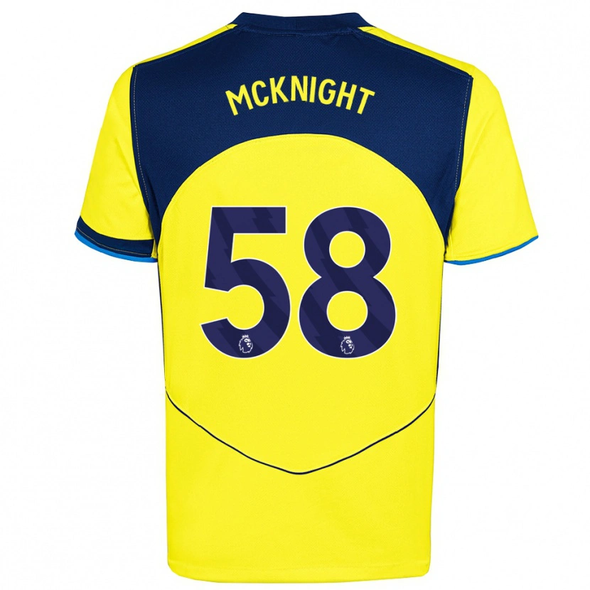 Danxen Kinder Maxwell Mcknight #58 Gelb Marineblau Ausweichtrikot Trikot 2025/26 T-Shirt Österreich