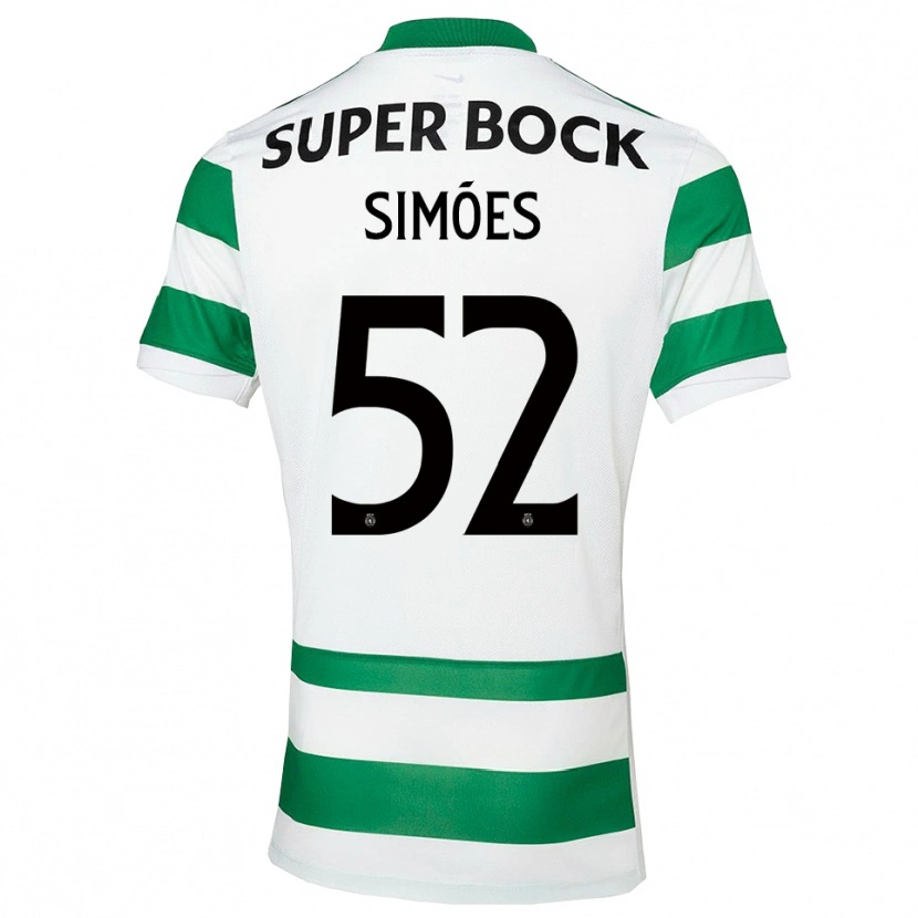 Danxen Herren João Simões #52 Grün Weiß Heimtrikot Trikot 2025/26 T-Shirt Österreich