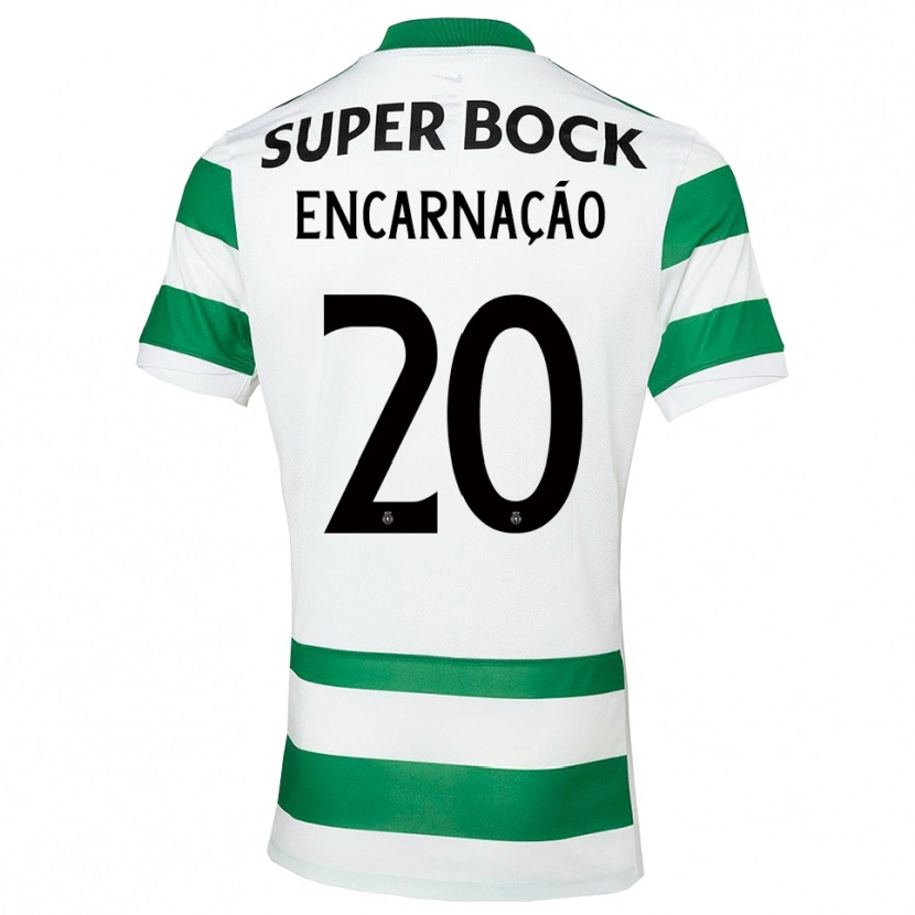 Danxen Herren Telma Encarnação #20 Grün Weiß Heimtrikot Trikot 2025/26 T-Shirt Österreich