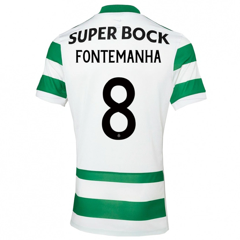 Danxen Herren Rita Fontemanha #8 Grün Weiß Heimtrikot Trikot 2025/26 T-Shirt Österreich