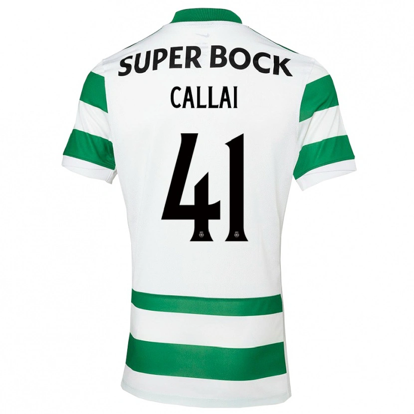 Danxen Herren Diego Callai #41 Grün Weiß Heimtrikot Trikot 2025/26 T-Shirt Österreich