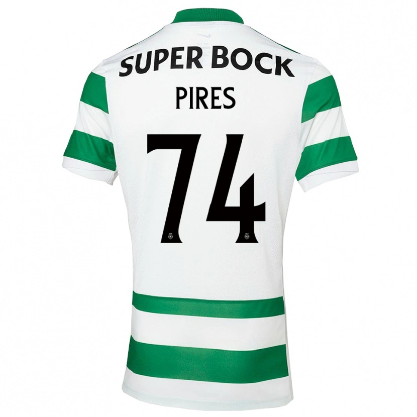 Danxen Herren Guilherme Pires #74 Grün Weiß Heimtrikot Trikot 2025/26 T-Shirt Österreich