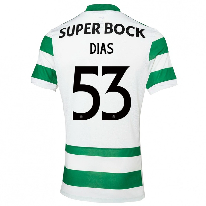 Danxen Herren Rodrigo Dias #53 Grün Weiß Heimtrikot Trikot 2025/26 T-Shirt Österreich