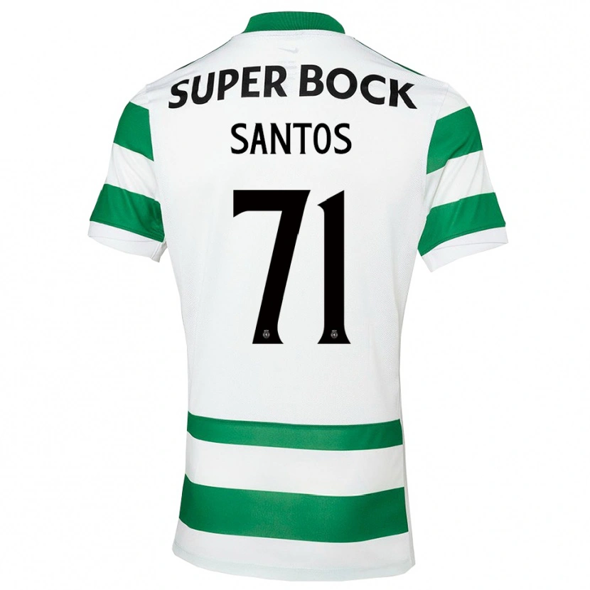 Danxen Herren Denilson Santos #71 Grün Weiß Heimtrikot Trikot 2025/26 T-Shirt Österreich