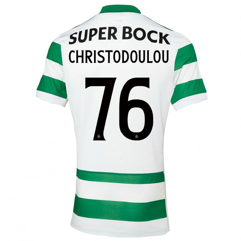 Danxen Herren Argyris Christodoulou #76 Grün Weiß Heimtrikot Trikot 2025/26 T-Shirt Österreich