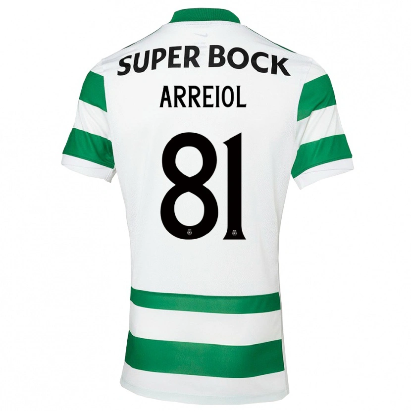 Danxen Herren Henrique Arreiol #81 Grün Weiß Heimtrikot Trikot 2025/26 T-Shirt Österreich