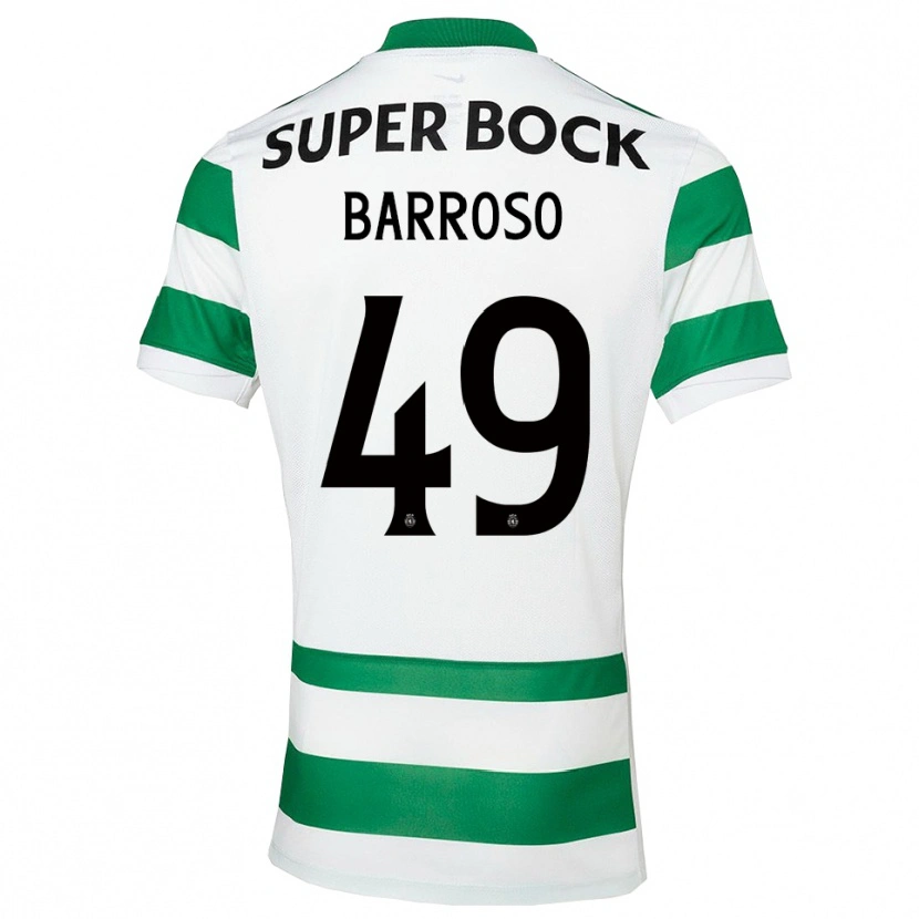 Danxen Herren Leonardo Barroso #49 Grün Weiß Heimtrikot Trikot 2025/26 T-Shirt Österreich