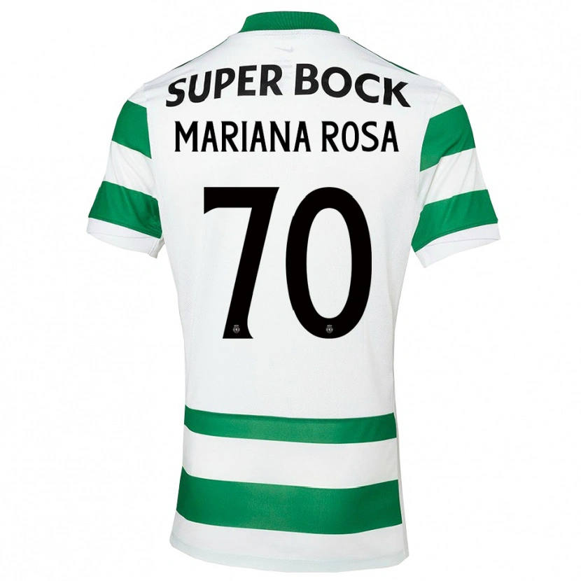 Danxen Herren Mariana Silva Pinto Vilaça Da Rosa #70 Grün Weiß Heimtrikot Trikot 2025/26 T-Shirt Österreich