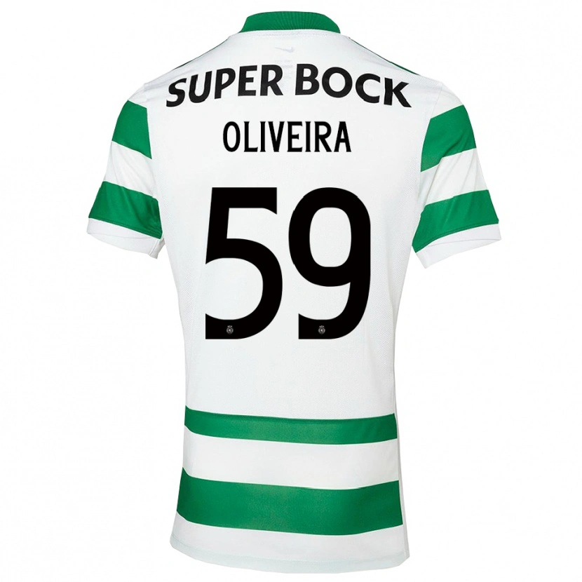 Danxen Herren Kauã Oliveira #59 Grün Weiß Heimtrikot Trikot 2025/26 T-Shirt Österreich