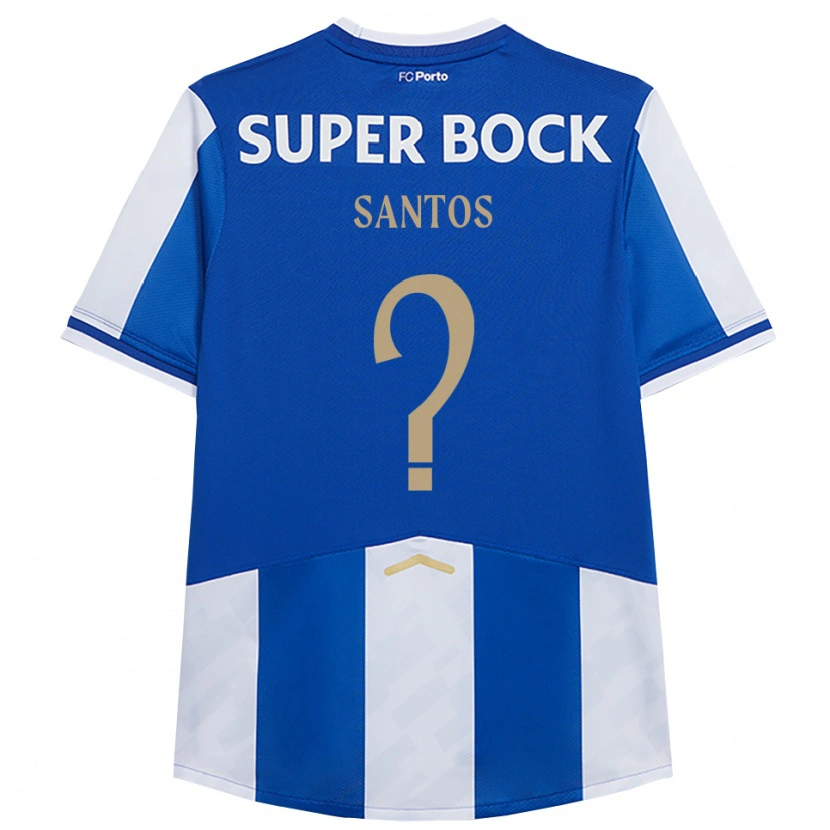 Danxen Herren Leonardo Santos #0 Blau Weiß Heimtrikot Trikot 2025/26 T-Shirt Österreich