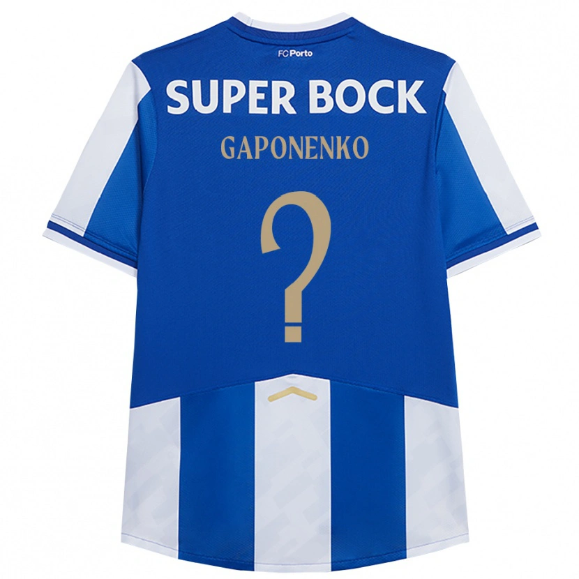 Danxen Herren Artem Gaponenko #0 Blau Weiß Heimtrikot Trikot 2025/26 T-Shirt Österreich