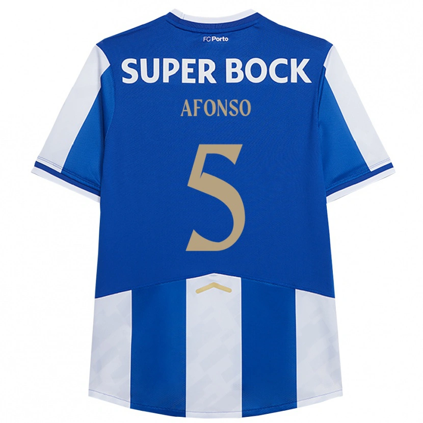 Danxen Herren Zé Afonso #5 Blau Weiß Heimtrikot Trikot 2025/26 T-Shirt Österreich