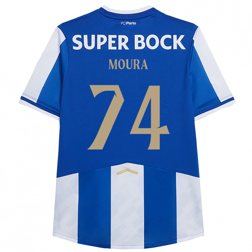 Danxen Herren Francisco Moura #74 Blau Weiß Heimtrikot Trikot 2025/26 T-Shirt Österreich