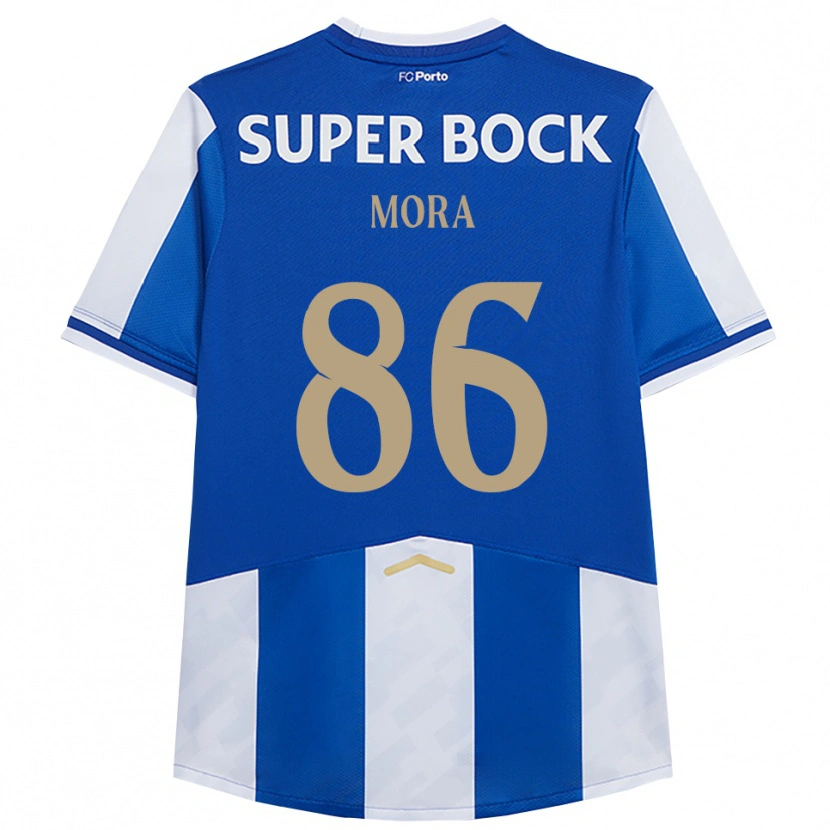 Danxen Herren Rodrigo Mora #86 Blau Weiß Heimtrikot Trikot 2025/26 T-Shirt Österreich